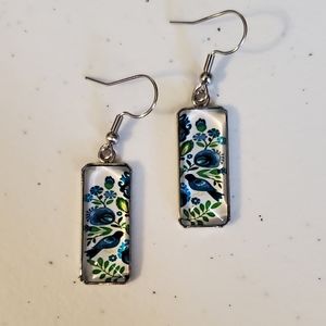 2 for $8 Bird Floral Earrings